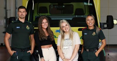 Teenagers in emotional reunion with paramedics who saved their lives after A68 crash 'carnage'