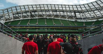 American Football teams arrive in Ireland ahead of Aviva Stadium clash in front of thousands