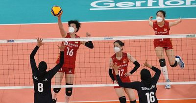 Anger as Chinese women's volleyball team forced to wear masks to prevent Covid in match