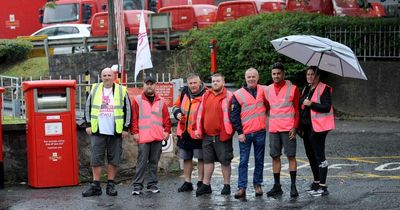 Royal Mail workers in Paisley picket Underwood Road depot for "dignified, proper pay rise"