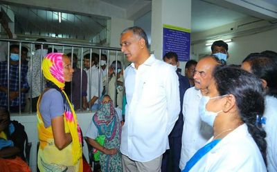 TRS trying to flow water, BJP planning to spill blood: Harish