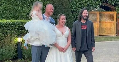 Keanu Reeves leaves UK couple 'starstruck' as he crashes wedding and joins them for pics