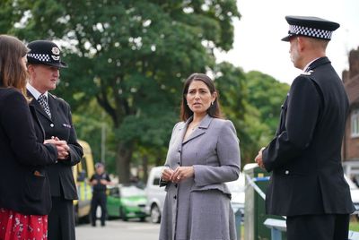 Gun crime across UK cities a ‘major concern’, Patel says during Liverpool visit