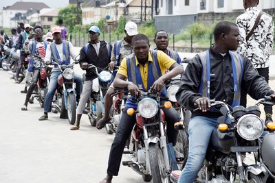 It's definitely not a good year to be a motorcycle taxi driver in Nigeria
