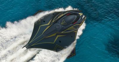 Batman-style £1.3m submarine with folding wings and adaptive lighting goes on sale