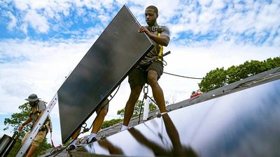 Solar Stocks Get Charged Up On Historic Green Energy Bill