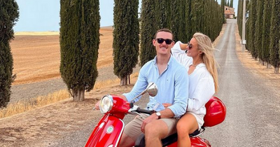 Brian Fenton and girlfriend Katie Molloy jet off to Italy for sun-filled summer