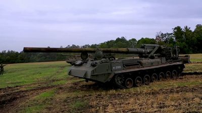 Slick Footage Allegedly Shows Russian Heavy Artillery Blasting Ukrainian Targets