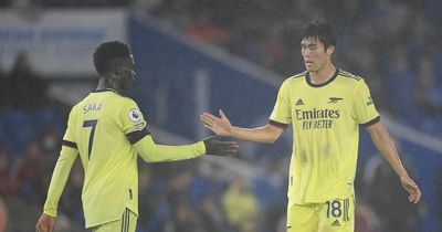 Arsenal line ups vs Fulham as Tomiyasu starts, Saka is dropped, Fabio Vieira inclusion
