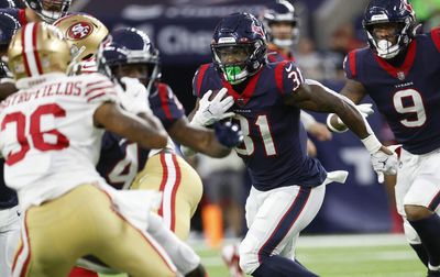 Texans coach Lovie Smith says RB Dameon Pierce’s 9-yard run was his favorite play against the 49ers