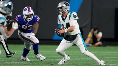 Panthers Quarterback Sam Darnold Carted Off With Ankle Injury