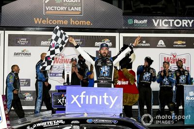 Clements gets shock win in wreck-marred Daytona Xfinity race