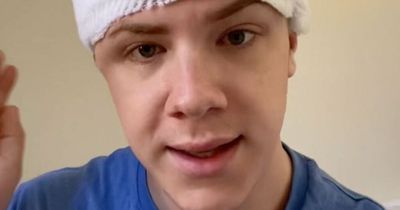 Mystery as man left with half a skull has no idea what happened to him