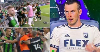 Gareth Bale slammed on first LAFC start as MLS clash descends into mass brawl