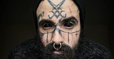 Man spends £20,000 transforming his body including horns and a split tongue
