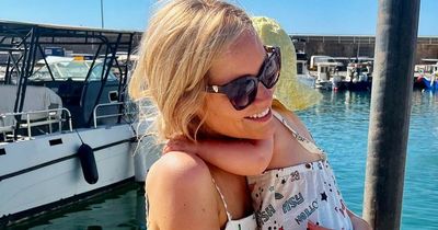 Laura Whitmore shares rare video with daughter on first day off 'in a b****y long time'