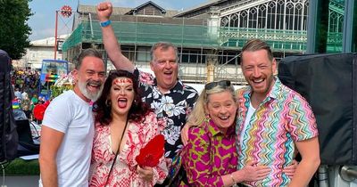 ITV Corrie on parade! Coronation Street stars show their Manchester Pride