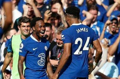 Chelsea 2-1 Leicester: Raheem Sterling nets brace as ten-man Blues earn crucial victory