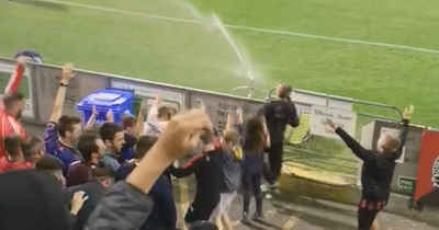 Faulty sprinkler at Bohemians match provides 'best entertainment of the night'