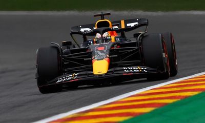 Max Verstappen tops Belgian F1 GP qualifying but Carlos Sainz Jr takes pole
