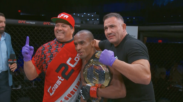 LFA 140 video: Carlos Mota folds Rizvan Abuev with hellacious left hand to win flyweight strap