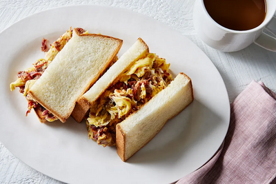 Egg sandwiches, Hong Kong-style