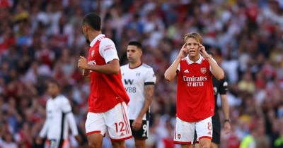 Why Odegaard shouted at Saliba as Mitrovic winds up the Arsenal fans: Moments missed vs Fulham