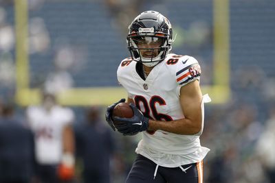 WATCH: Justin Fields connects with Dante Pettis for another TD pass vs. Browns