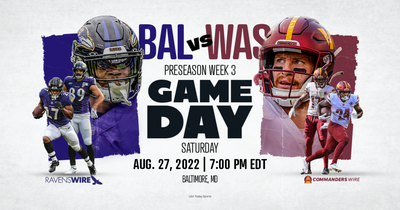 Ravens are 5.5-point favorites over Commanders in preseason finale