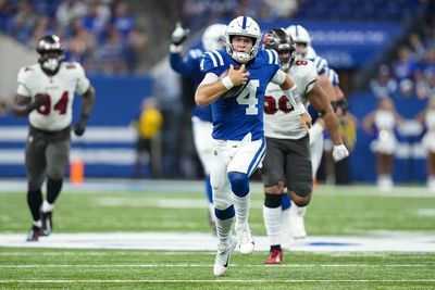 WATCH: Colts’ Sam Ehlinger takes off for 45-yard TD scramble