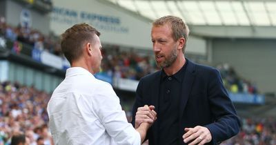 Graham Potter heaps praise on 'top coach' Jesse Marsch and 'strong' Leeds United