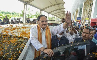 BJP chief Nadda arrives in Agartala on two-day visit to Tripura