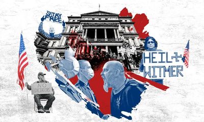 ‘American rebellion’: the lockdown protests that paved the way for the Capitol riots