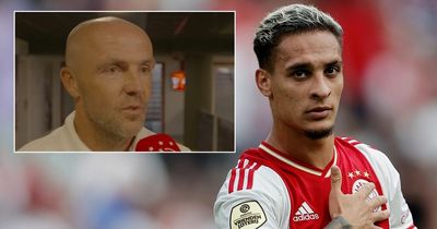 Ajax manager responds after Antony goes on strike to force Man Utd transfer