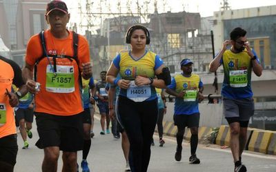 9,000 runners participate in NMDC Hyderabad Marathon