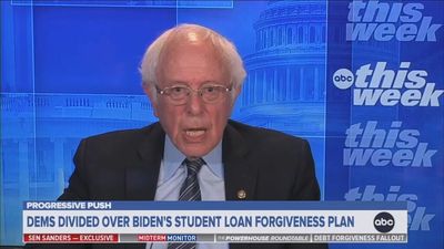 Bernie Sanders pans GOP response to Biden canceling some student loans