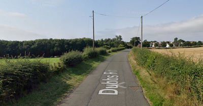 Cyclist hospitalised after being struck by car in 'hit and run' on Ayrshire road