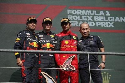 Sainz: Red Bull "in a league of their own" in F1 Belgian GP