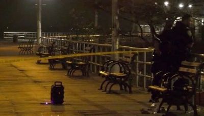 Shooting on Coney Island boardwalk leaves one dead and four injured – as gunman remains at large