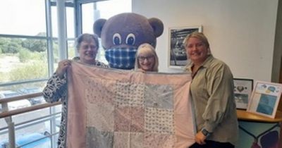 Milestone donation as 18,000th blanket donated by Lanarkshire group