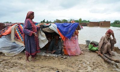 ‘People are getting sick’: destitution in flood-hit Pakistan