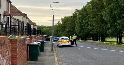 Kilmarnock street taped off as police descend on residential area