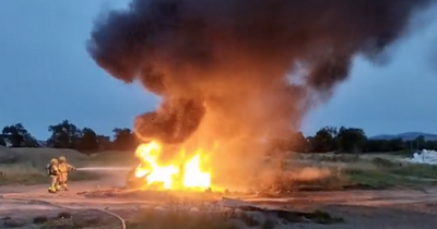 People warned to close doors and windows as 'thick acrid black smoke' drifts across Dublin area