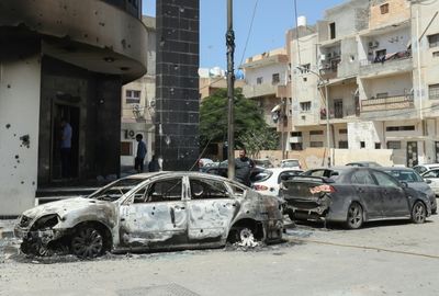 Rival Libya leaders trade blame after Tripoli clashes kill 32