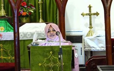 A Muslim woman’s sermon at Coimbatore church