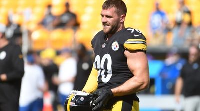 Steelers LB T.J. Watt Out of Preseason Game With Knee Injury After Low Block
