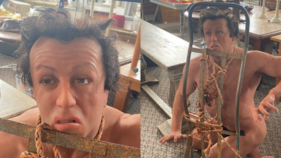 A Cursed Sylvester Stallone Prop Surfaced In Regional NSW It Looks Like A BDSM Nightmare