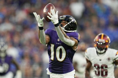 Ravens HC John Harbaugh shares thoughts on Baltimore debut of WR Demarcus Robinson
