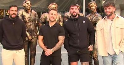 'Four lads in jeans' from viral photo give verdict on new statue in spot snap was taken