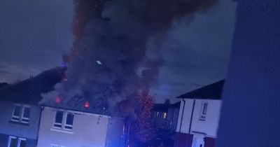 Fire crews at scene for hours as horror blaze destroys Lanarkshire home